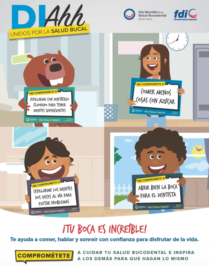 cartel día mundial de la salud dental